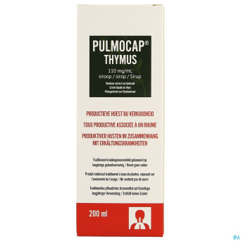 Pulmocap thymus sirop 200ml