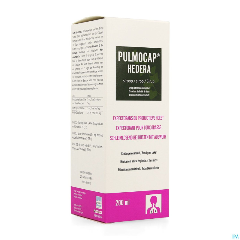 Pulmocap hedera sirop 200ml