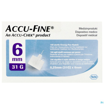 Accu fine 31g 6mm    100