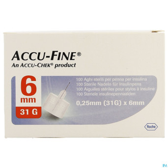 Accu fine 31g 6mm    100