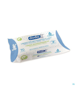 Dodie lingettes biodegradables   70