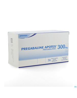 Pregabaline apotex 300mg caps dur  56 x 300mg