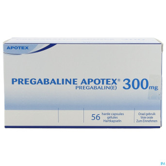 Pregabaline apotex 300mg caps dur  56 x 300mg