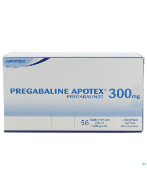Pregabaline apotex 300mg caps dur  56 x 300mg