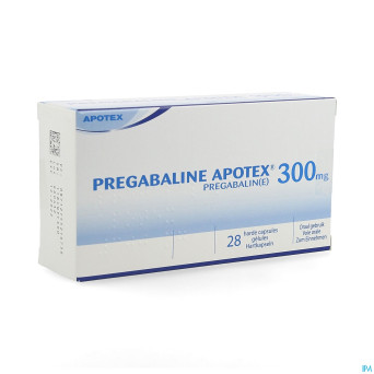 Pregabaline apotex 300mg caps dur  28 x 300mg