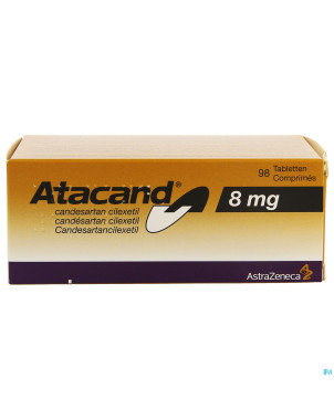 Atacand pi pharma comp 98 x  8mg pip