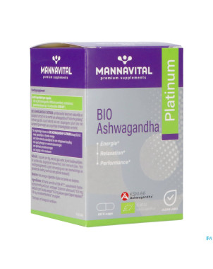 Mannavital ashwagandha    v-caps 60