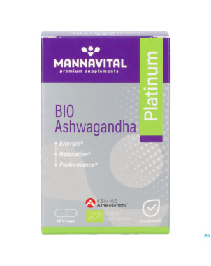 Mannavital ashwagandha    v-caps 60