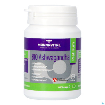 Mannavital ashwagandha    v-caps 60