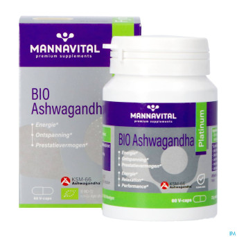 Mannavital ashwagandha    v-caps 60