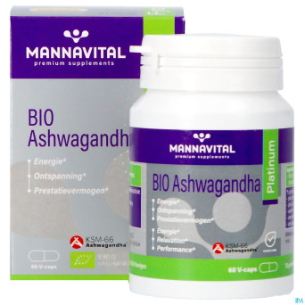 Mannavital ashwagandha    v-caps 60