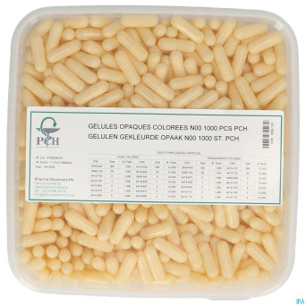 Gelules opaques n00 1000 pch