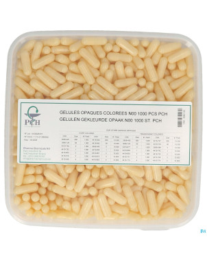 Gelules opaques n00 1000 pch