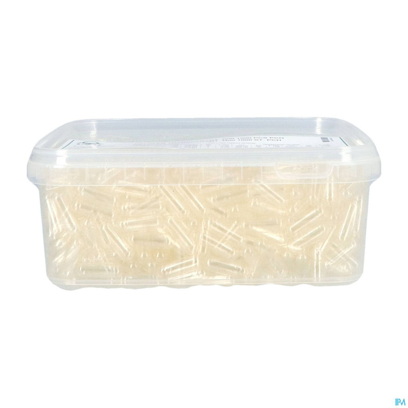 Gelules transparentes n00 1000 pch