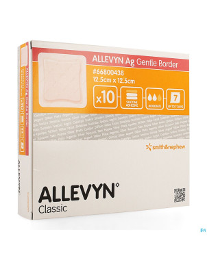 Allevyn ag pans adhesive silic. 12,5x12,5cm    10