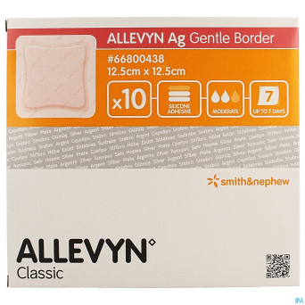 Allevyn ag pans adhesive silic. 12,5x12,5cm    10
