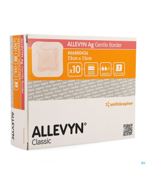 Allevyn ag pans adhesive silic. 7,5x7,5cm    10