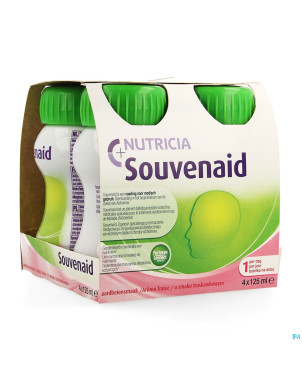 Souvenaid fraise    4x125ml nf