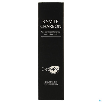 B smile pate dentifrice blancheur charbon 100g