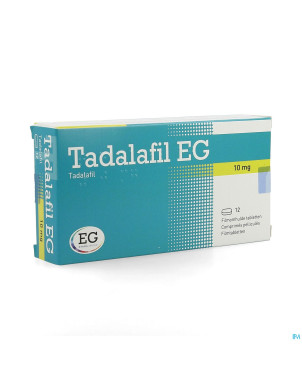 Tadalafil eg 10mg comp pell 12 x 10mg