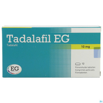 Tadalafil eg 10mg comp pell 12 x 10mg
