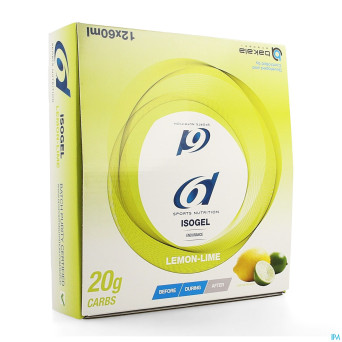 6d sixd isogel lemon/lime 12x60g
