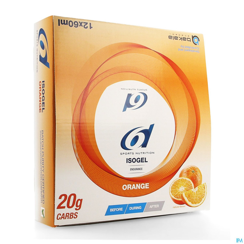 6d sixd isogel orange 12x60g