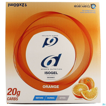 6d sixd isogel orange 12x60g