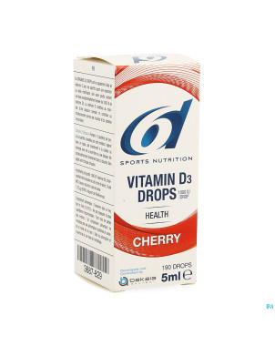 6d sixd vitamin d3 drops cherry 5ml