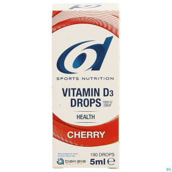6d sixd vitamin d3 drops cherry 5ml