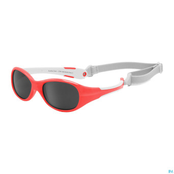 Eureka care lunette soleil enf. rouge-blanc 12-24m