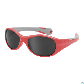 Eureka care lunette soleil enf. rouge-gris 4-12ans