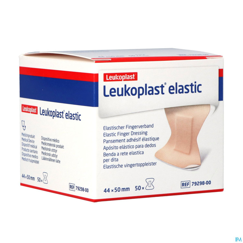 Leukoplast elastic bout doigt    44x50mm 50
