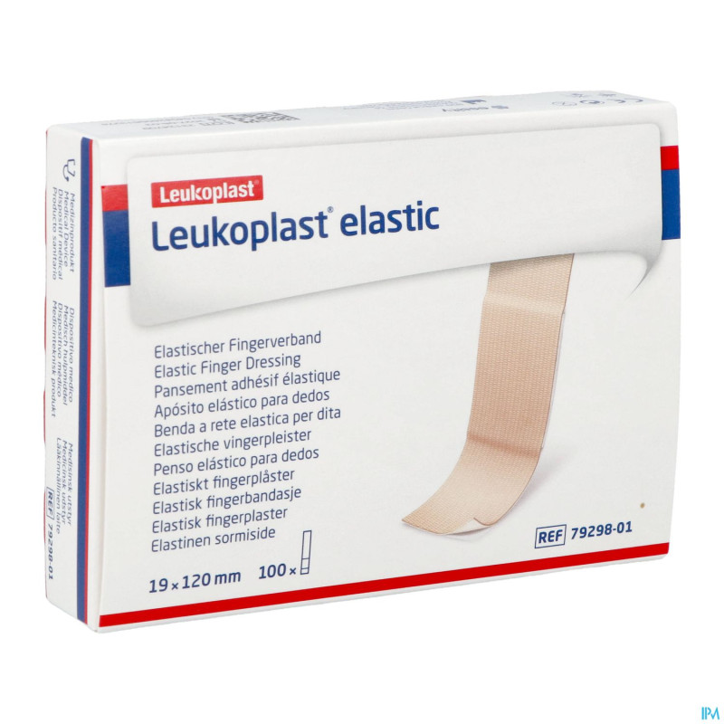 Leukoplast elastic doigt    1,9x12cm 100