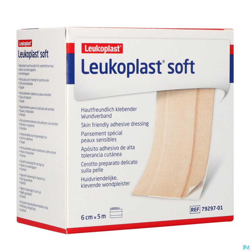 Leukoplast soft    5mx6cm 1