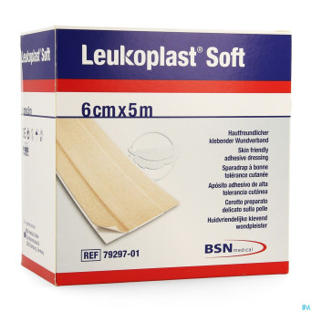 Leukoplast soft    5mx6cm 1