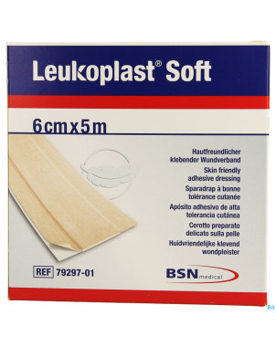Leukoplast soft    5mx6cm 1