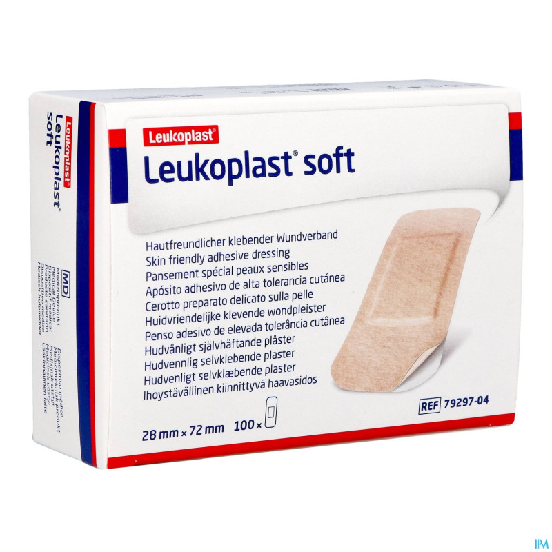 Leukoplast soft    28x72mm 100