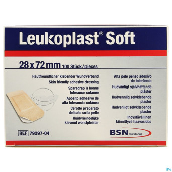 Leukoplast soft    28x72mm 100