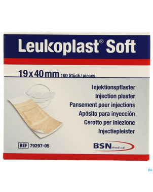 Leukoplast soft inj.    19x40mm 100