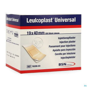 Leukoplast universal inj.    19x40mm 100
