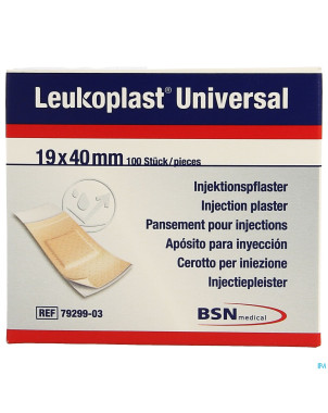 Leukoplast universal inj.    19x40mm 100