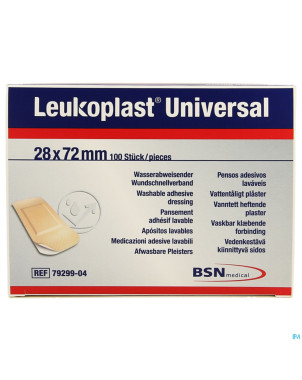 Leukoplast universal 28x72mm 100