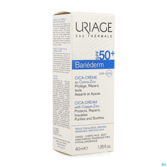 Uriage bariederm cica creme ip50+    40ml