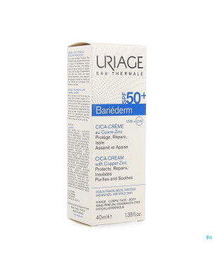 Uriage bariederm cica creme ip50+    40ml