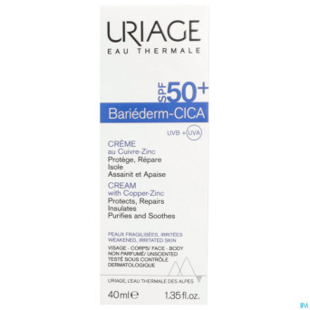 Uriage bariederm cica creme ip50+    40ml