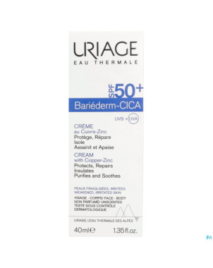 Uriage bariederm cica creme ip50+    40ml