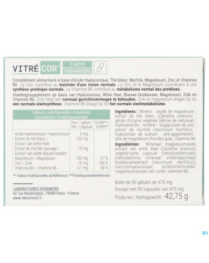Vitrecor    caps 90
