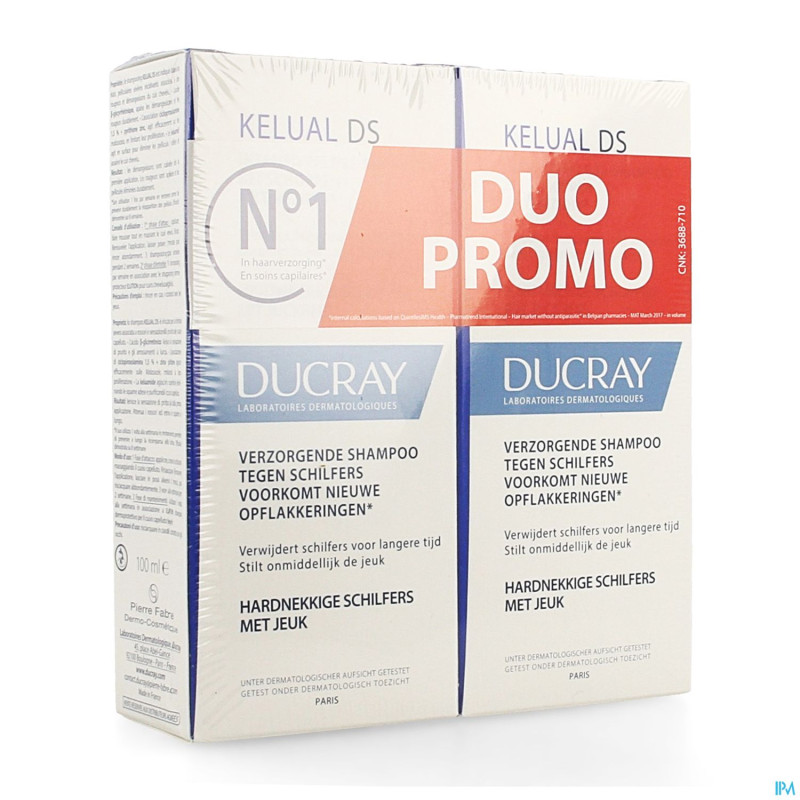Ducray kelual ds sh a/pellicul.    duo 2x100ml nf