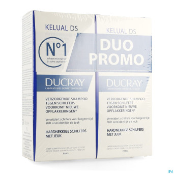 Ducray kelual ds sh a/pellicul.    duo 2x100ml nf